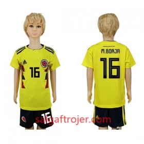 Colombia Fodboldtrøjer M.Borja 16 Børn Hjemmebanesæt VM 2018